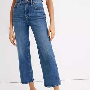 Madewell CURVY slim wide leg jeans
